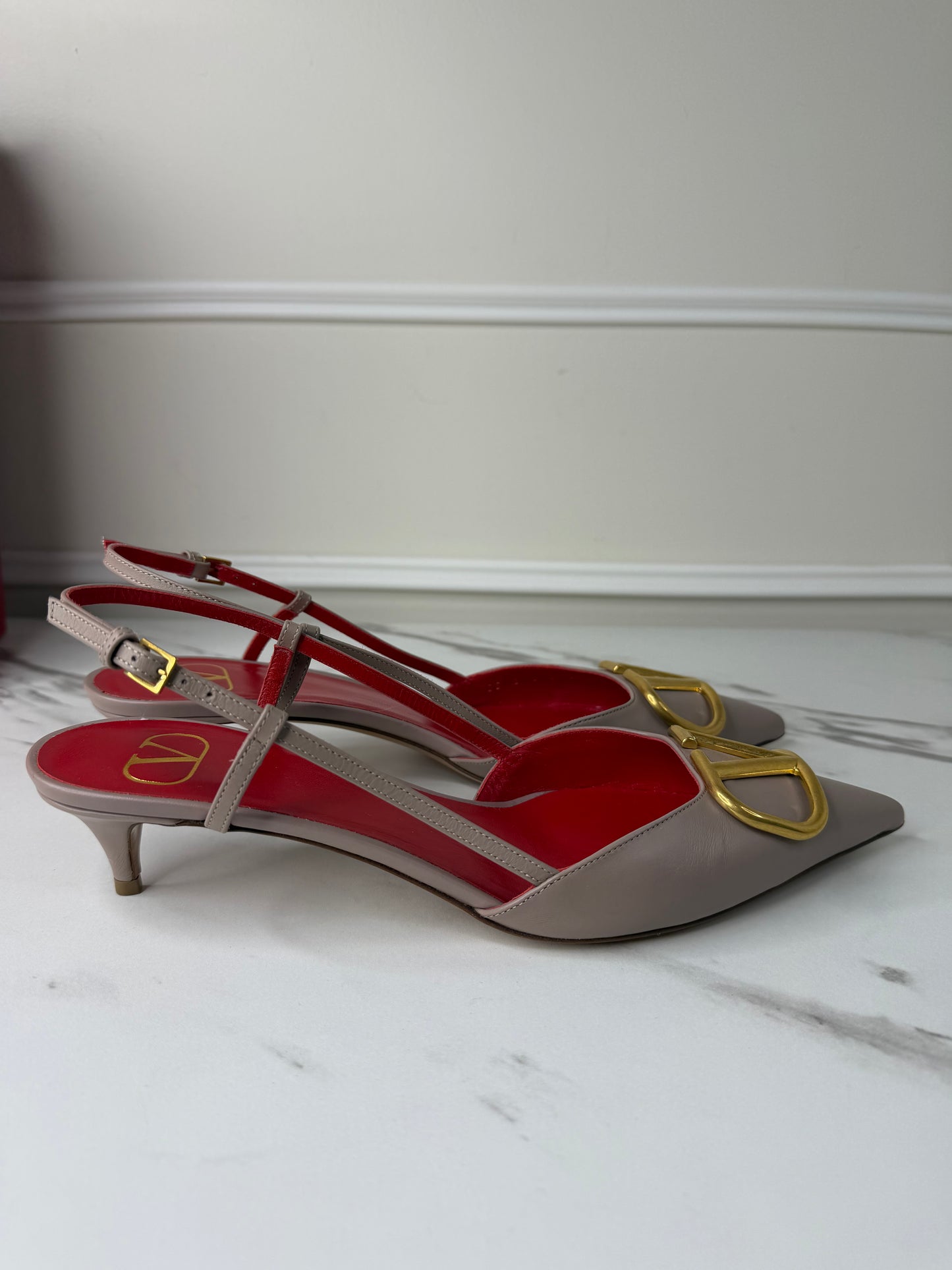 Valentino Kitten Heels, Size 40