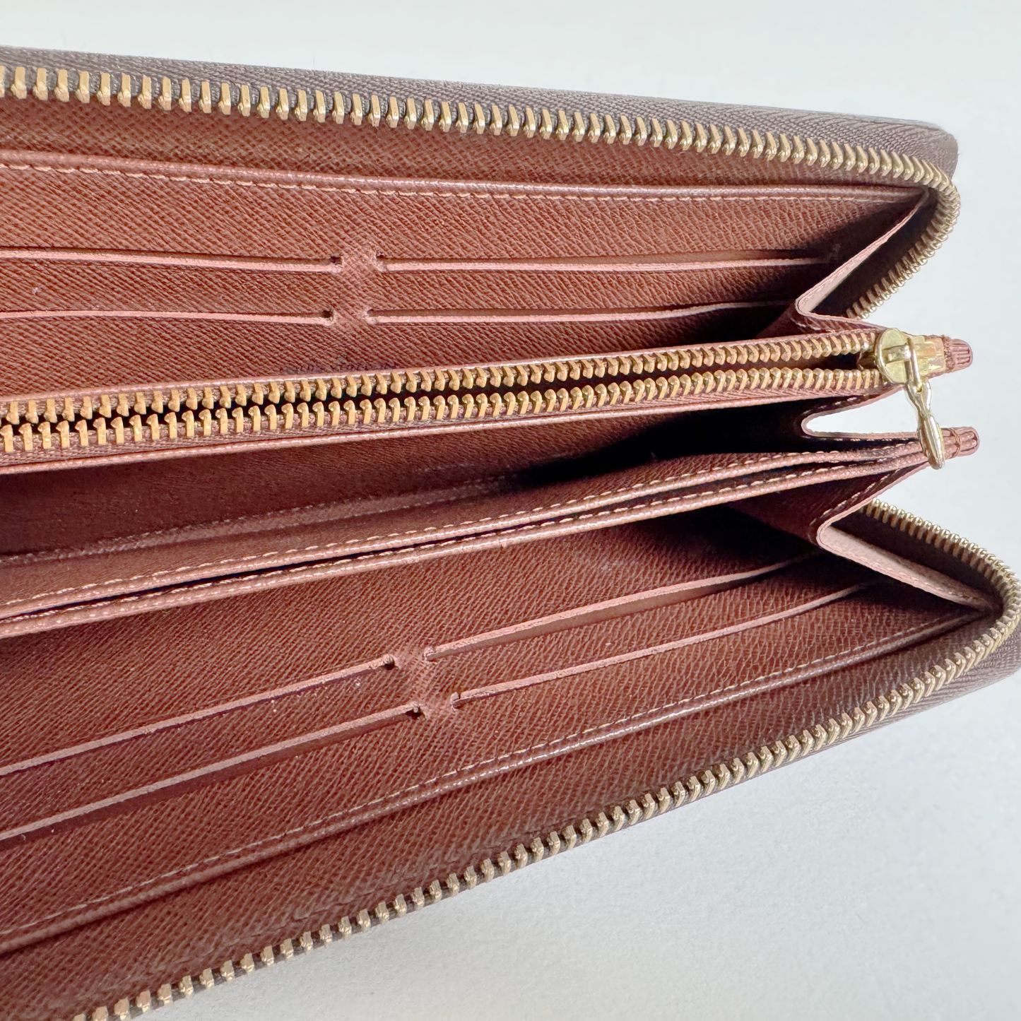 LV Monogram Zip Wallet