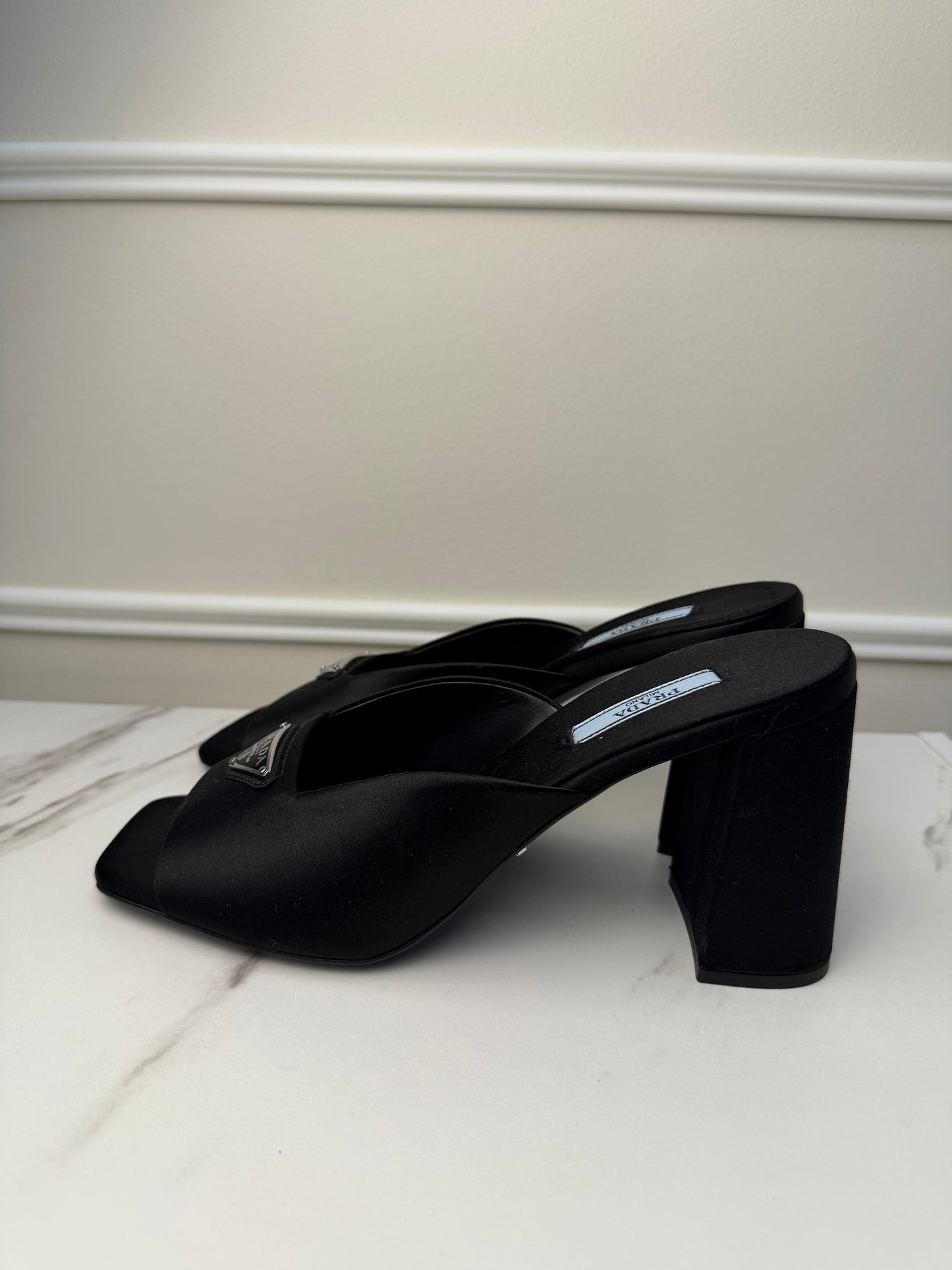 Prada Mules, Size 38,