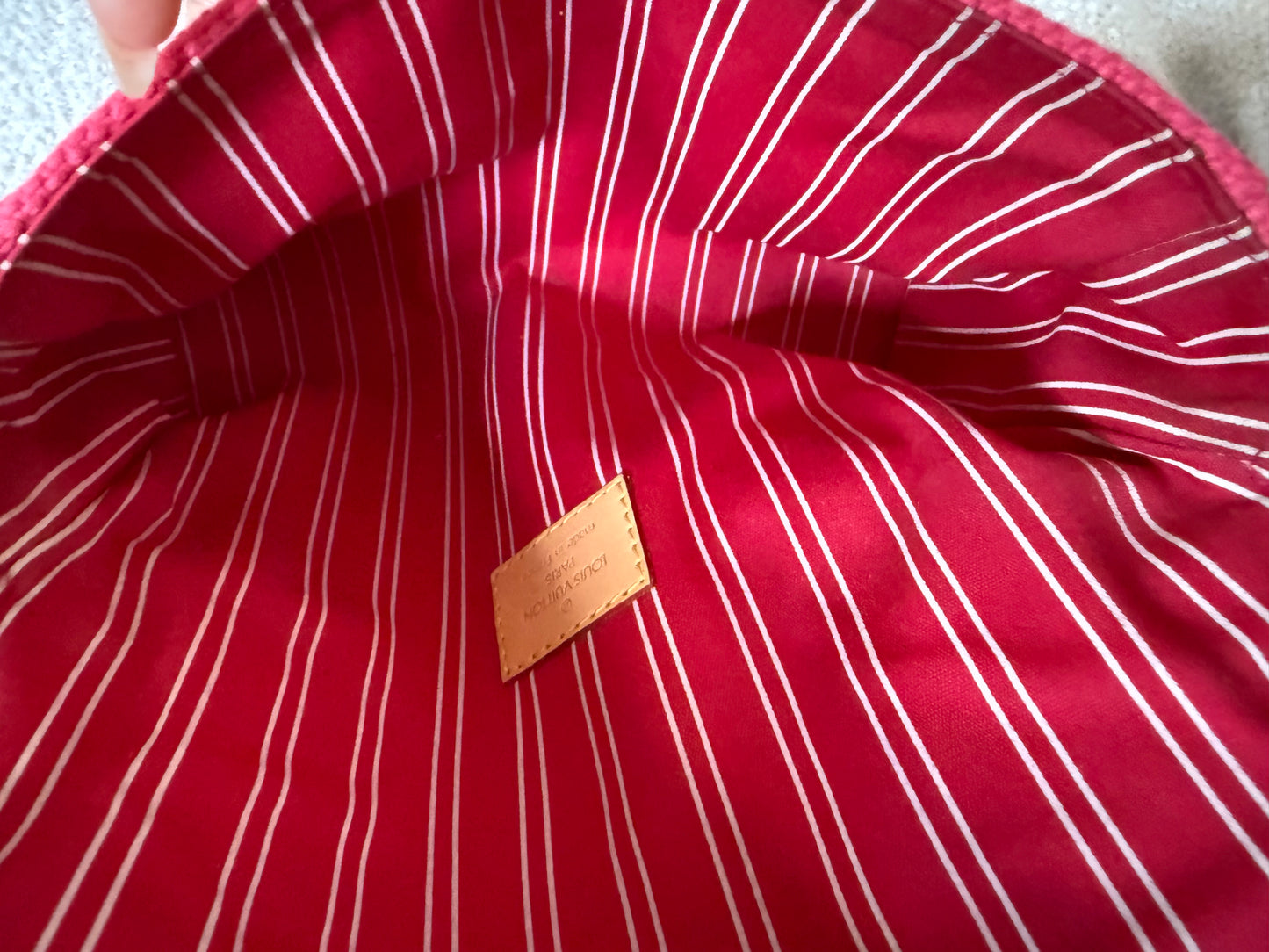 Louis Vuitton Pink Canvas Antigua Sac Rabat shoulder bag