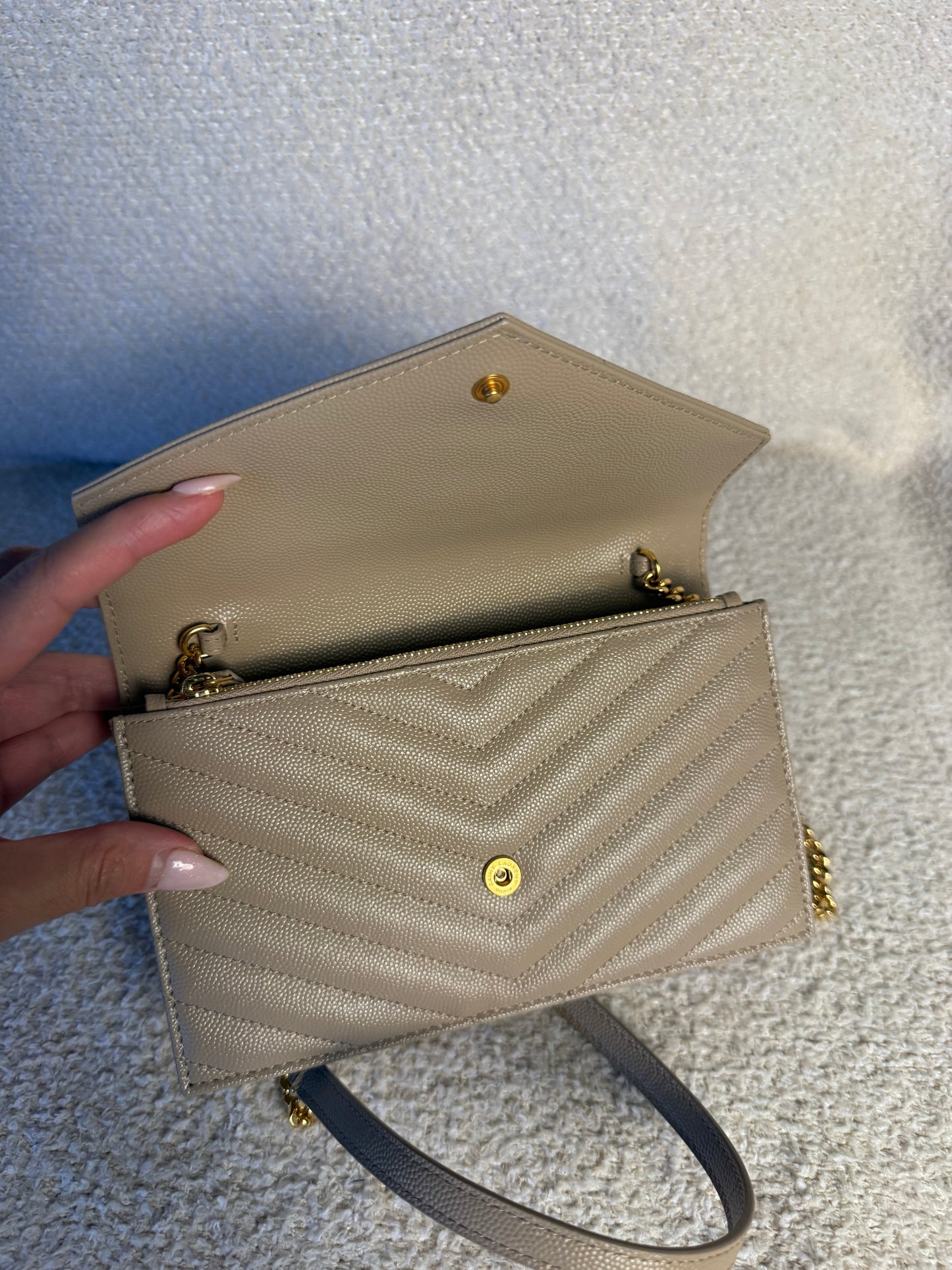 Saint Laurent Cassandre Envelope Chain bag