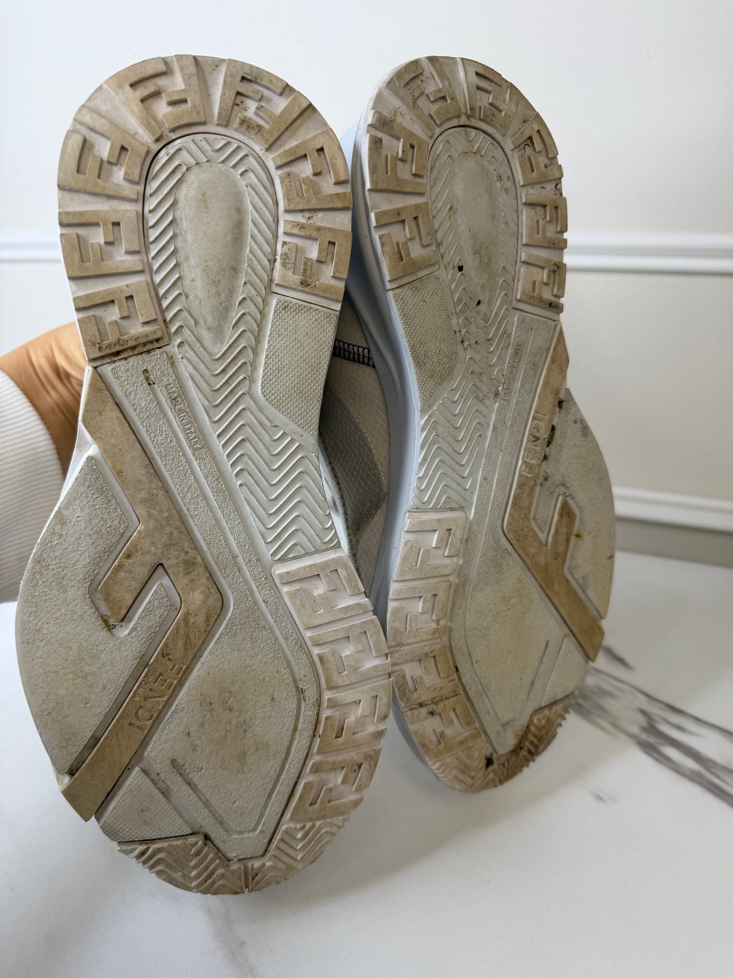 FENDI Flow Sneakers, Size 39