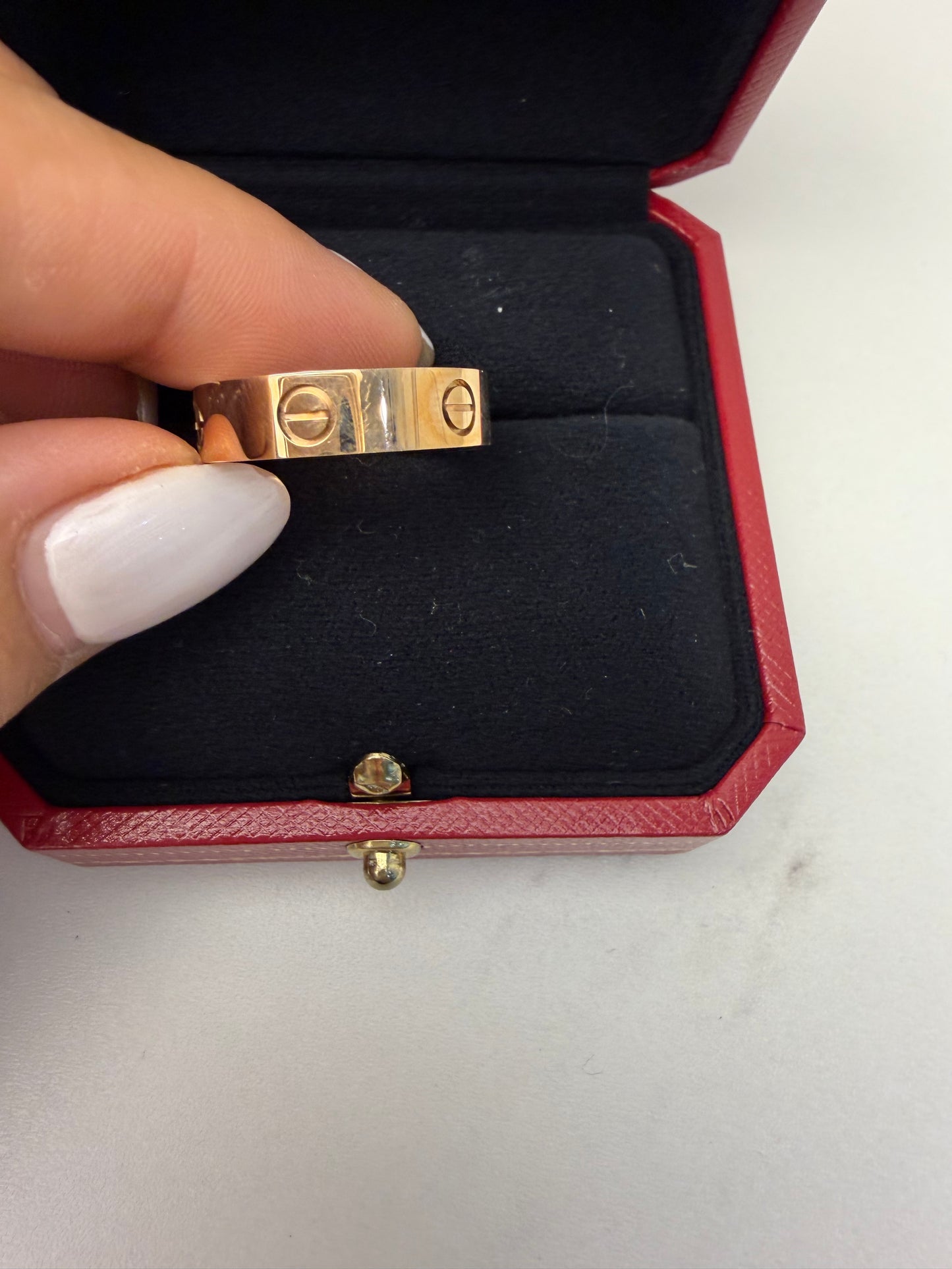 Cartier Love Ring , Rose Gold, Original Size 62
