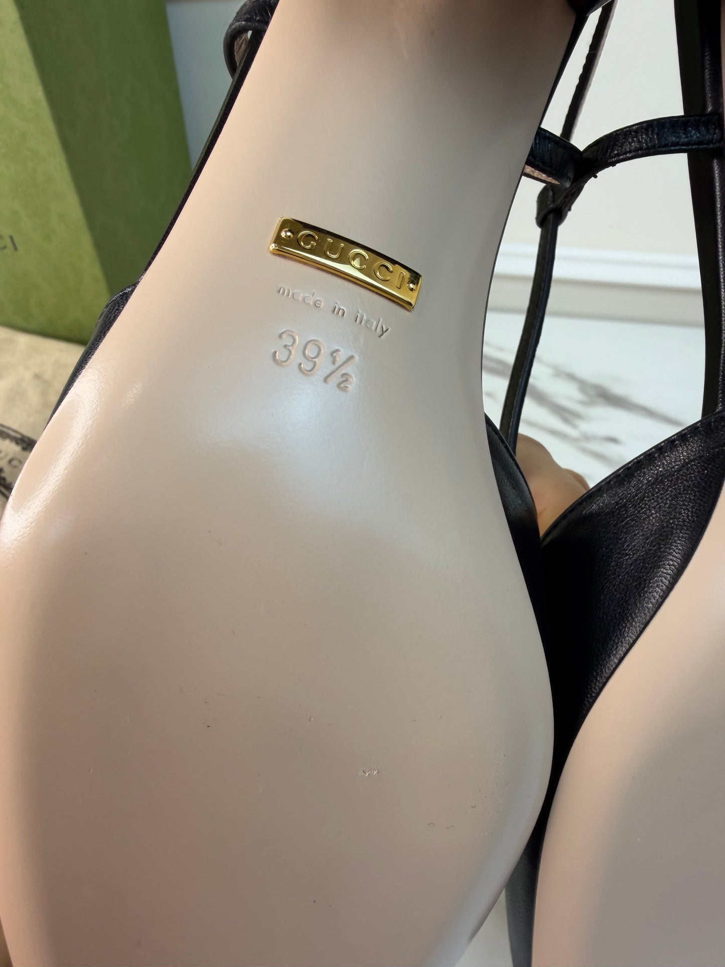 Gucci Slingback Heels , Brand New Size 39.5