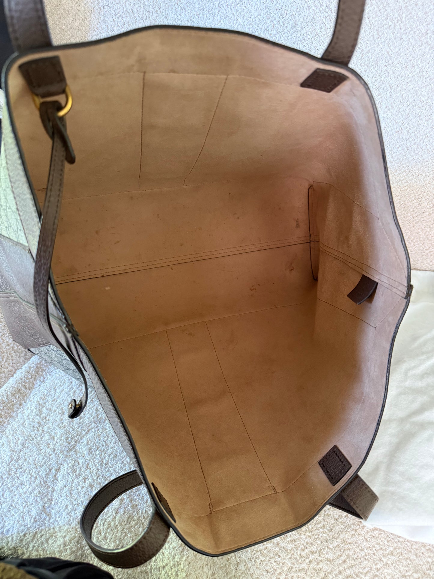 Gucci Ophidia leather tote