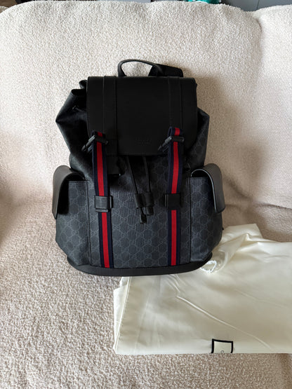 Gucci Soft Backpack in GG Supreme canvas