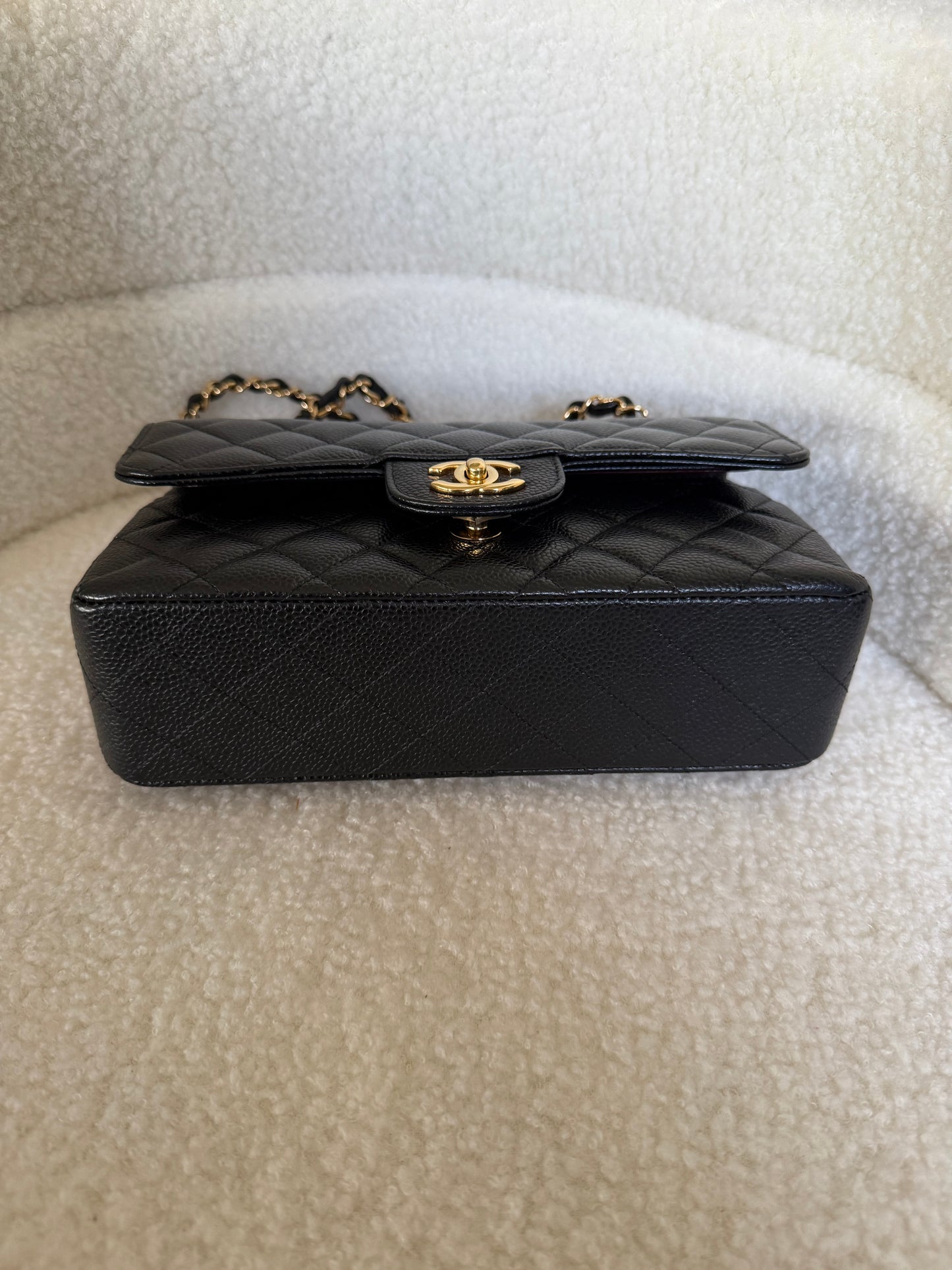 Chanel classic small flap black