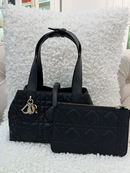 DIOR SMALL TOUJOURS BAG, Black/Gold