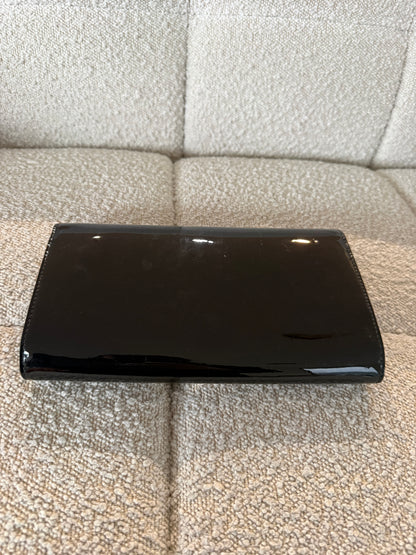 Louis Vuitton Black Vernis Patent Leather Clutch
