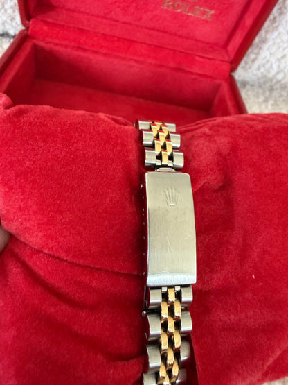 Rolex Datejust 26 vintage two tone 18k gold with diamond dial