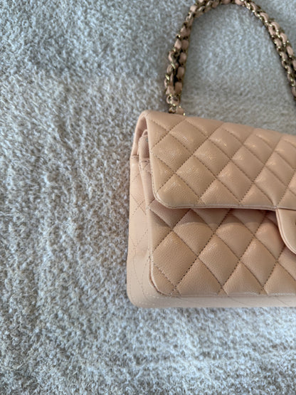 Chanel Classic medium flap with Gold hardware