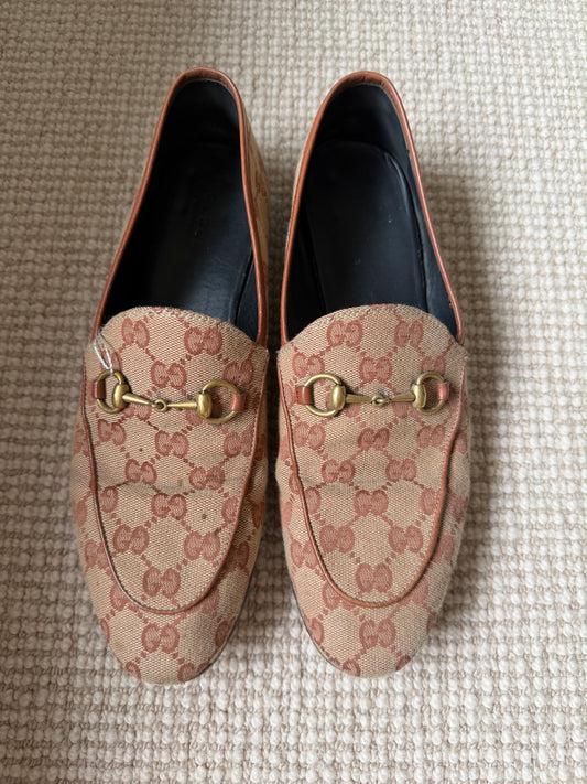 Gucci Monogram Loafers Size 41