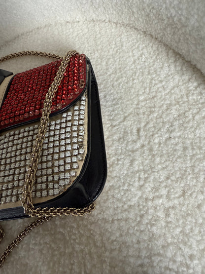 Valentino Glam lock crossbody bag