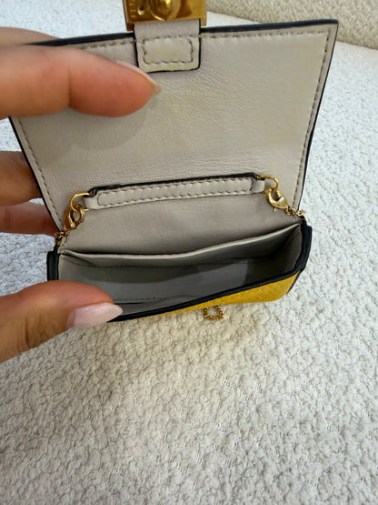 Fendi Nano Baguette in yellow