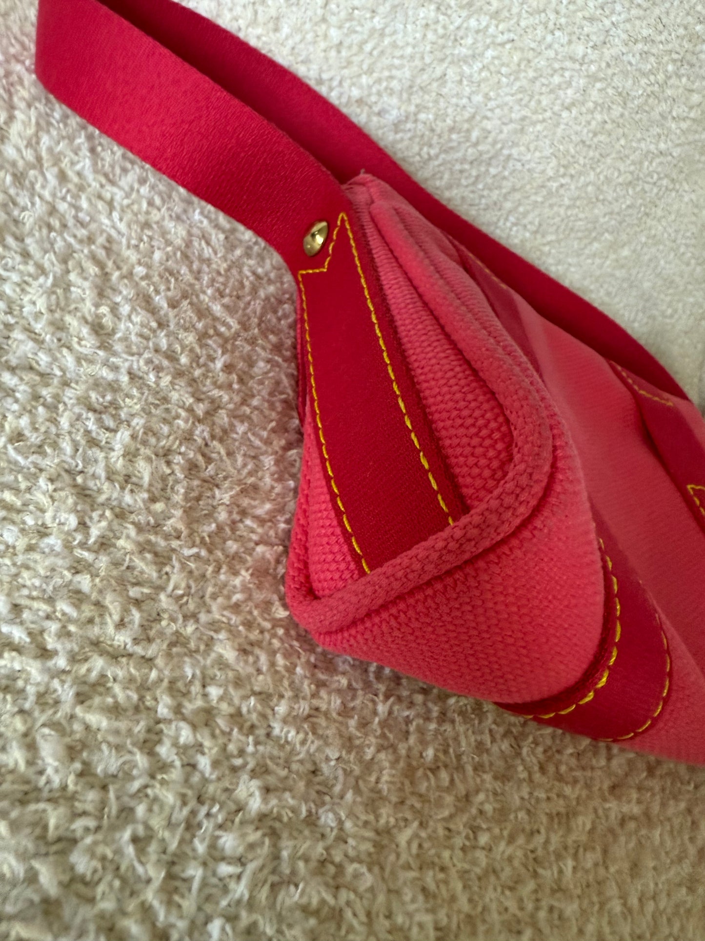 Louis Vuitton Pink Canvas Antigua Sac Rabat shoulder bag