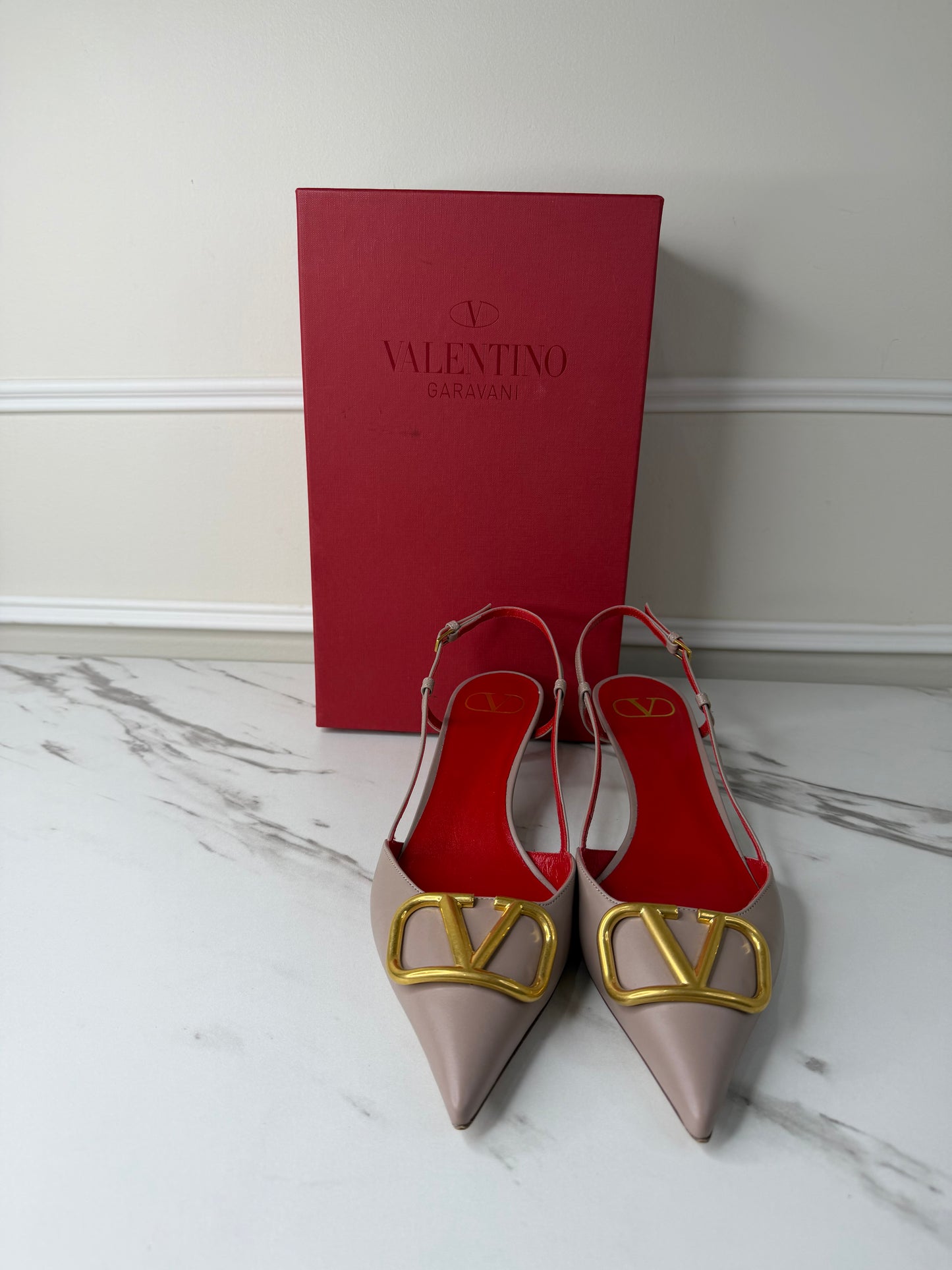 Valentino Kitten Heels, Size 40