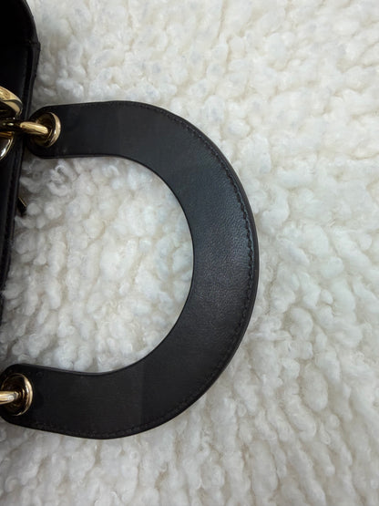 Lady Dior , Size Small, Grey/ Gold