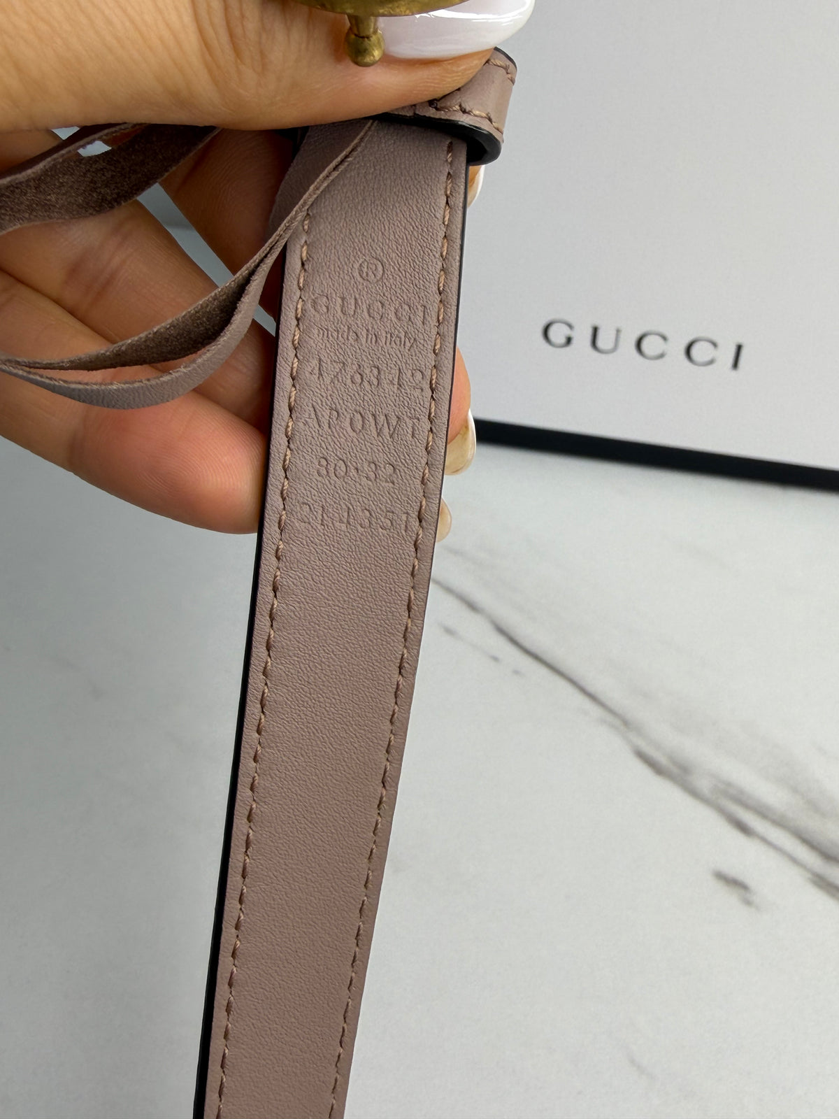 Gucci GG belt, Size 80