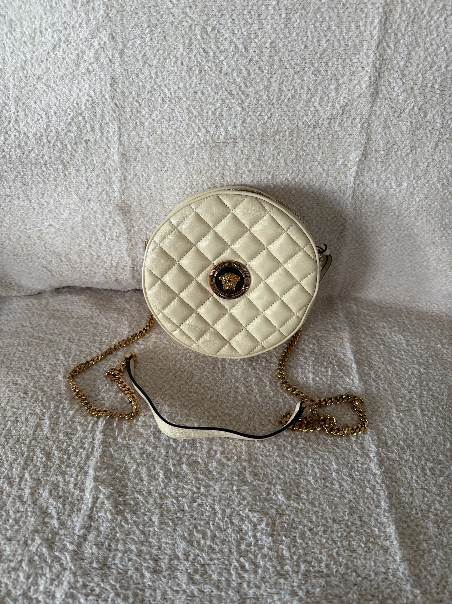 Versace round cross body bag