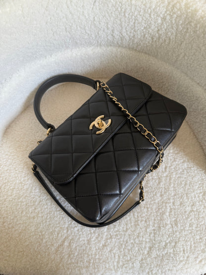 Chanel Trendy CC black with GHW Small
