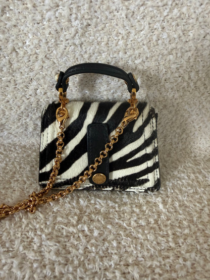 Dolce & Gabbana mini zebra-print calf hair DG Amore crossbody bag