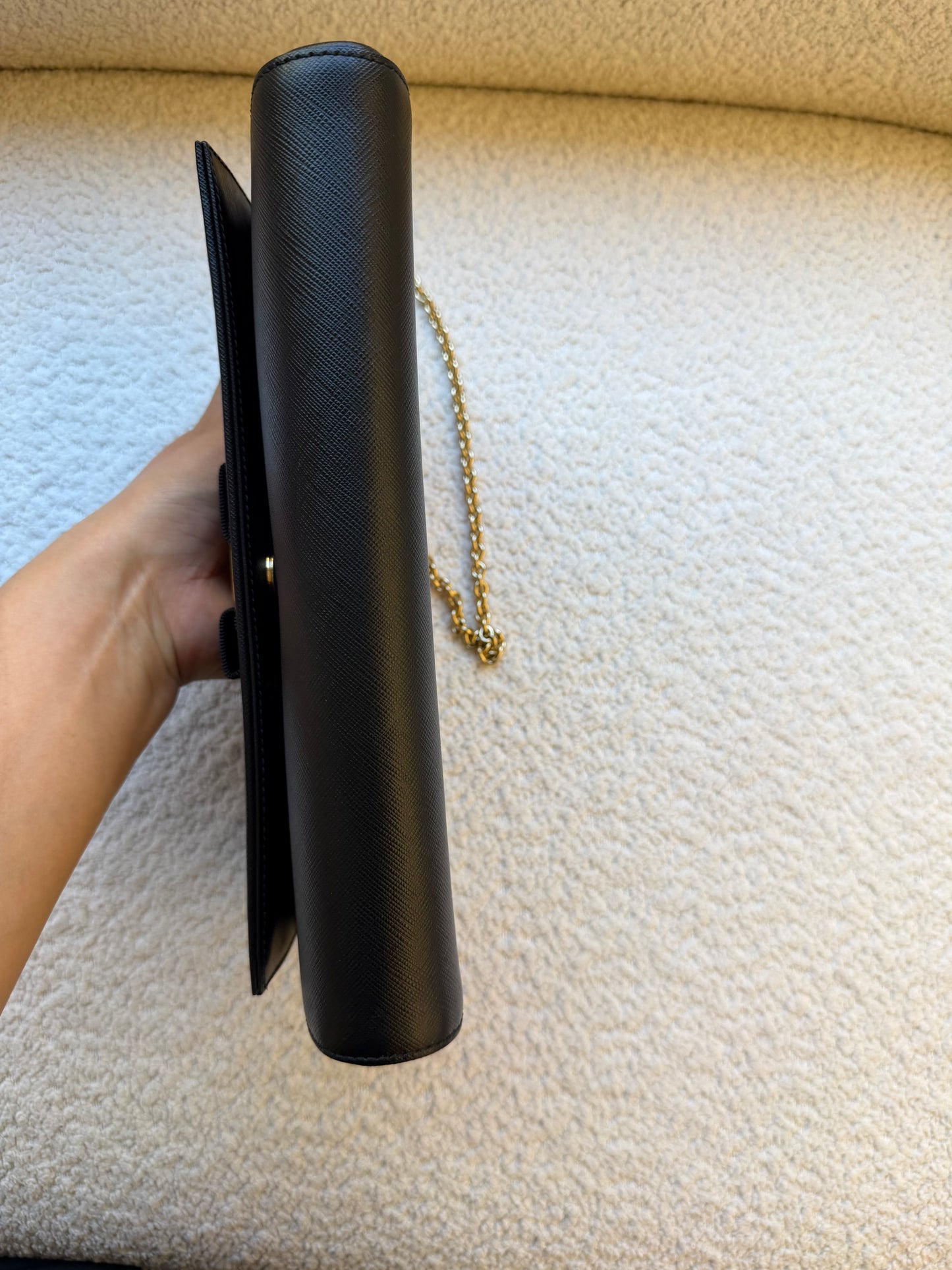 Salvatore Ferragamo Clutch with chain