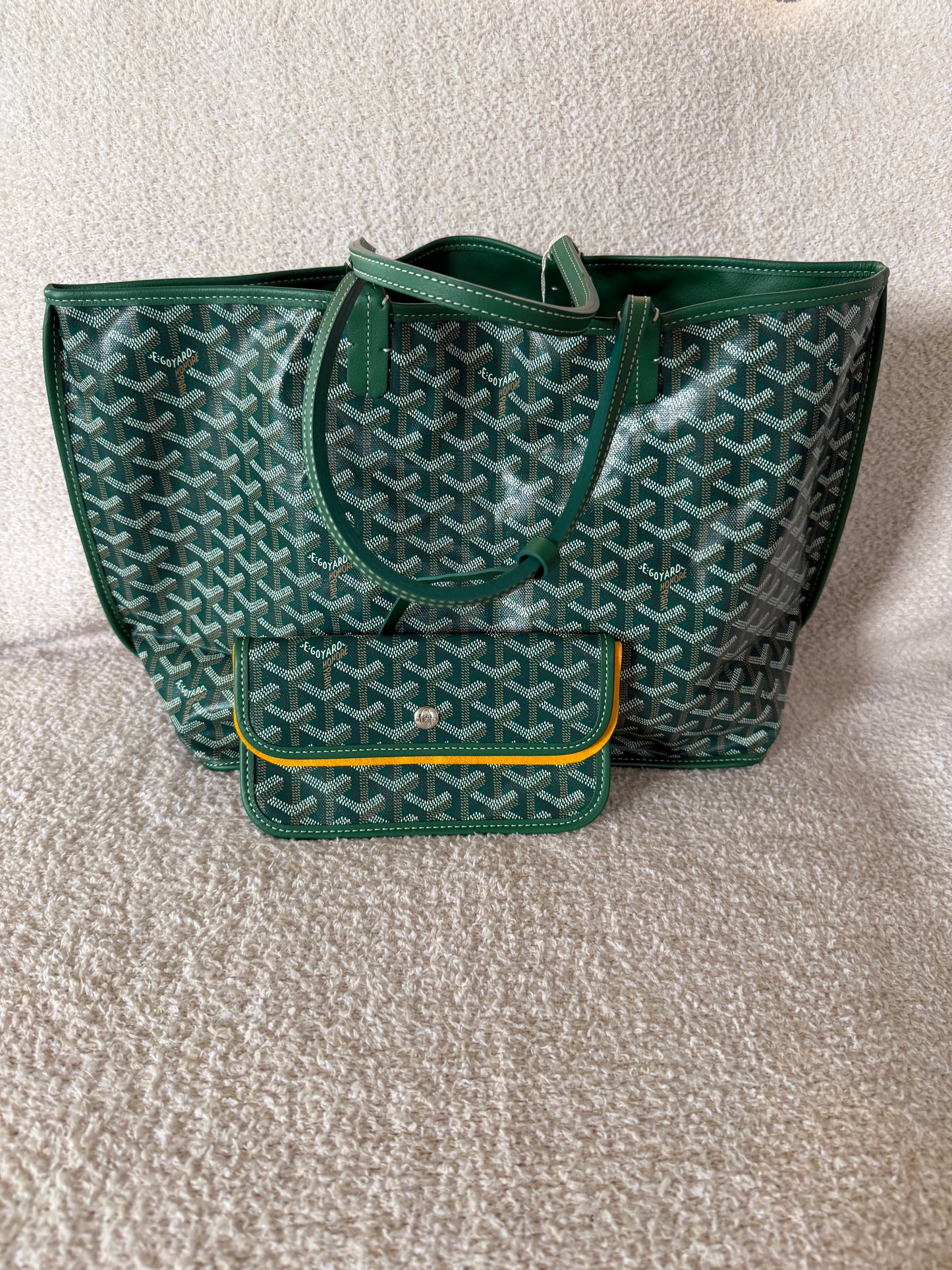 Goyard  Anjou PM Tote Bag in green