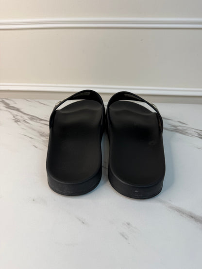 Balenciaga logo pool slide sandals UK12