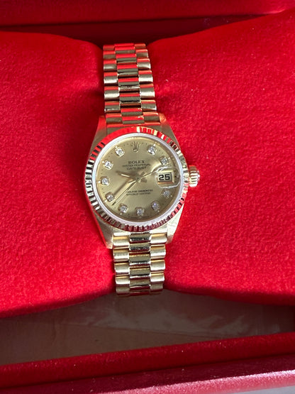 Rolex Datejust 18k gold 26mm