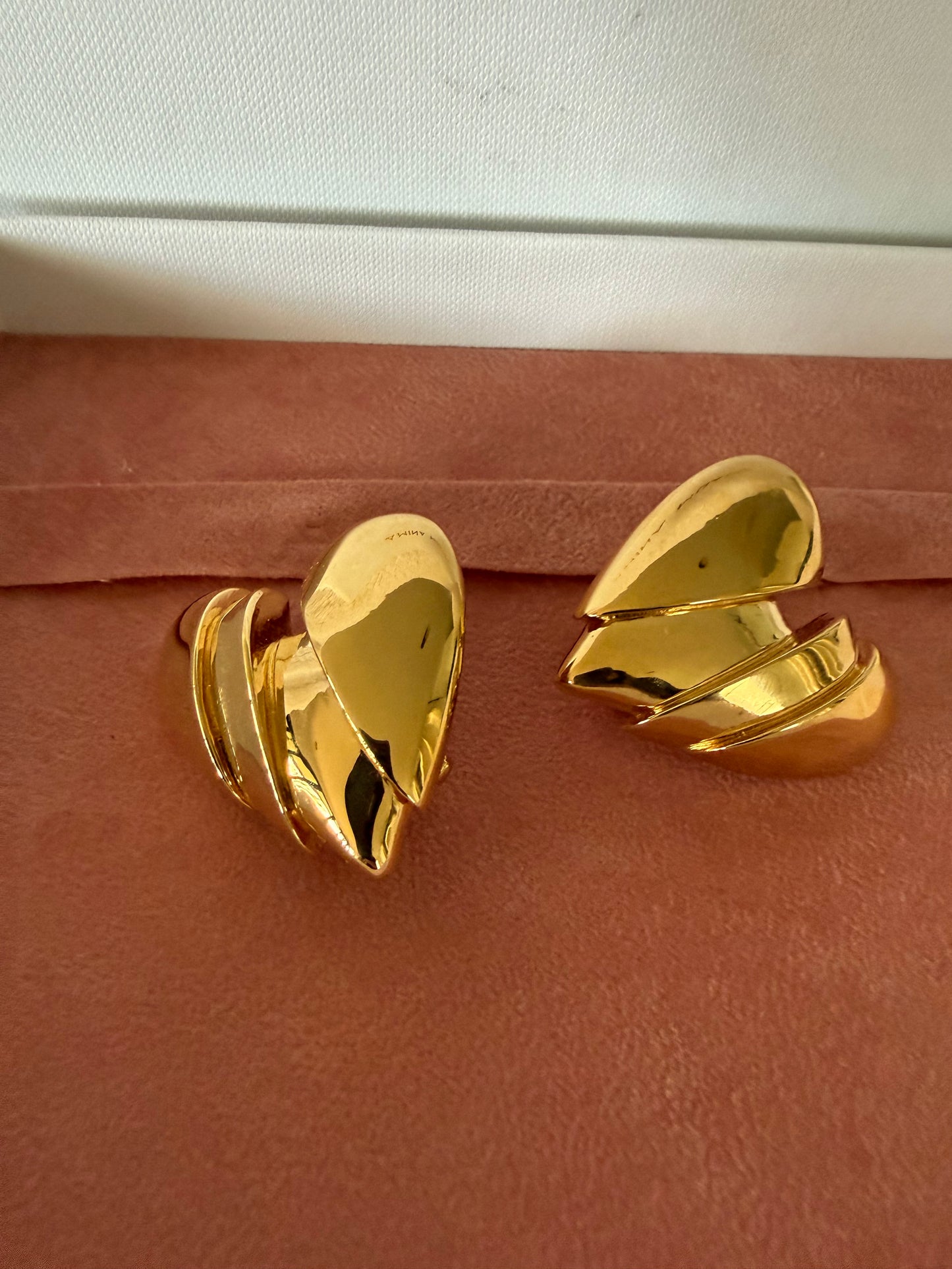 Amina Muaddi Heartbreaker earrings