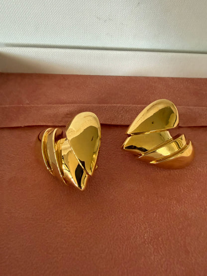 Amina Muaddi Heartbreaker earrings