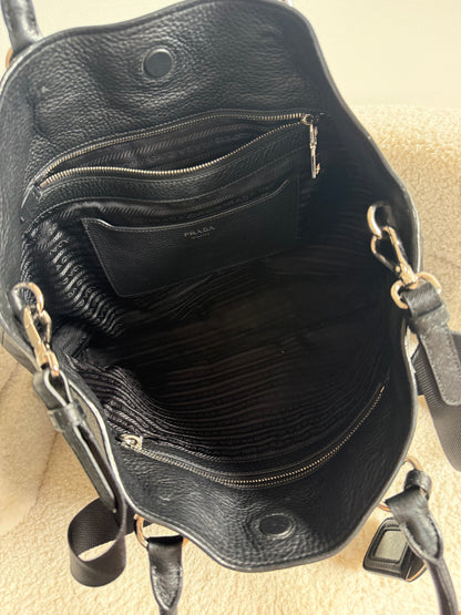 Prada Vitello Daino leather tote bag