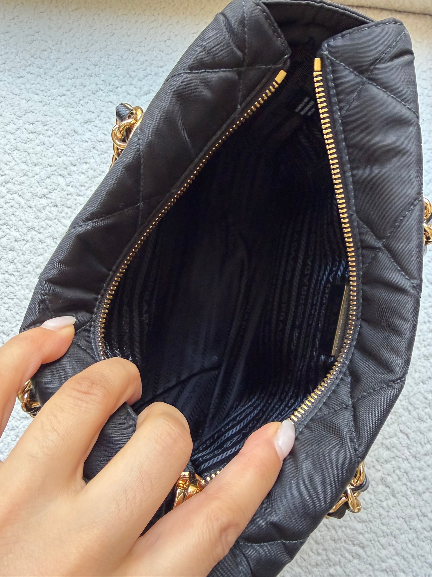 Prada Re-Edition 1995 Quilted Nylon Shoulder Bag.