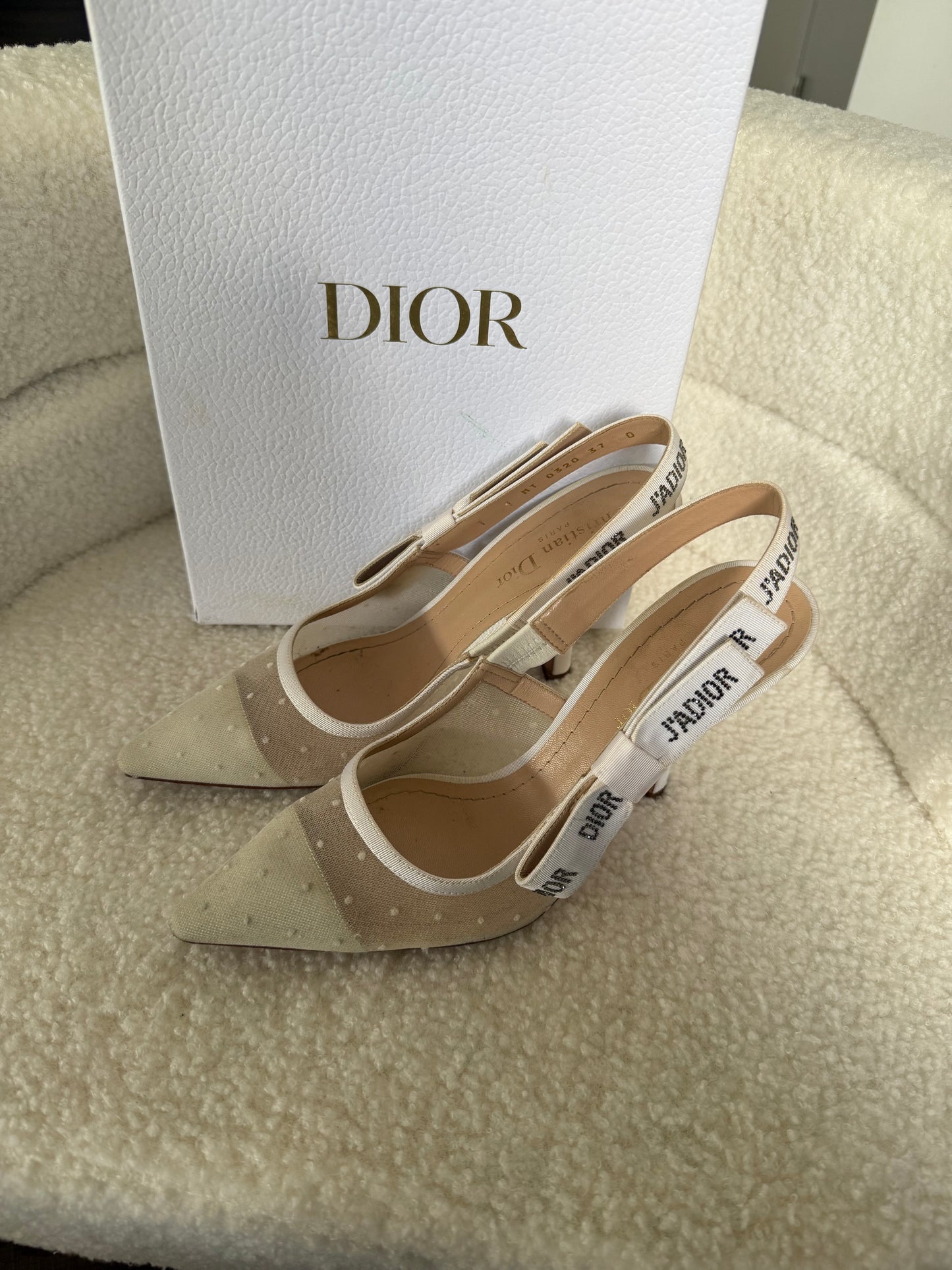 Dior sling back size 37