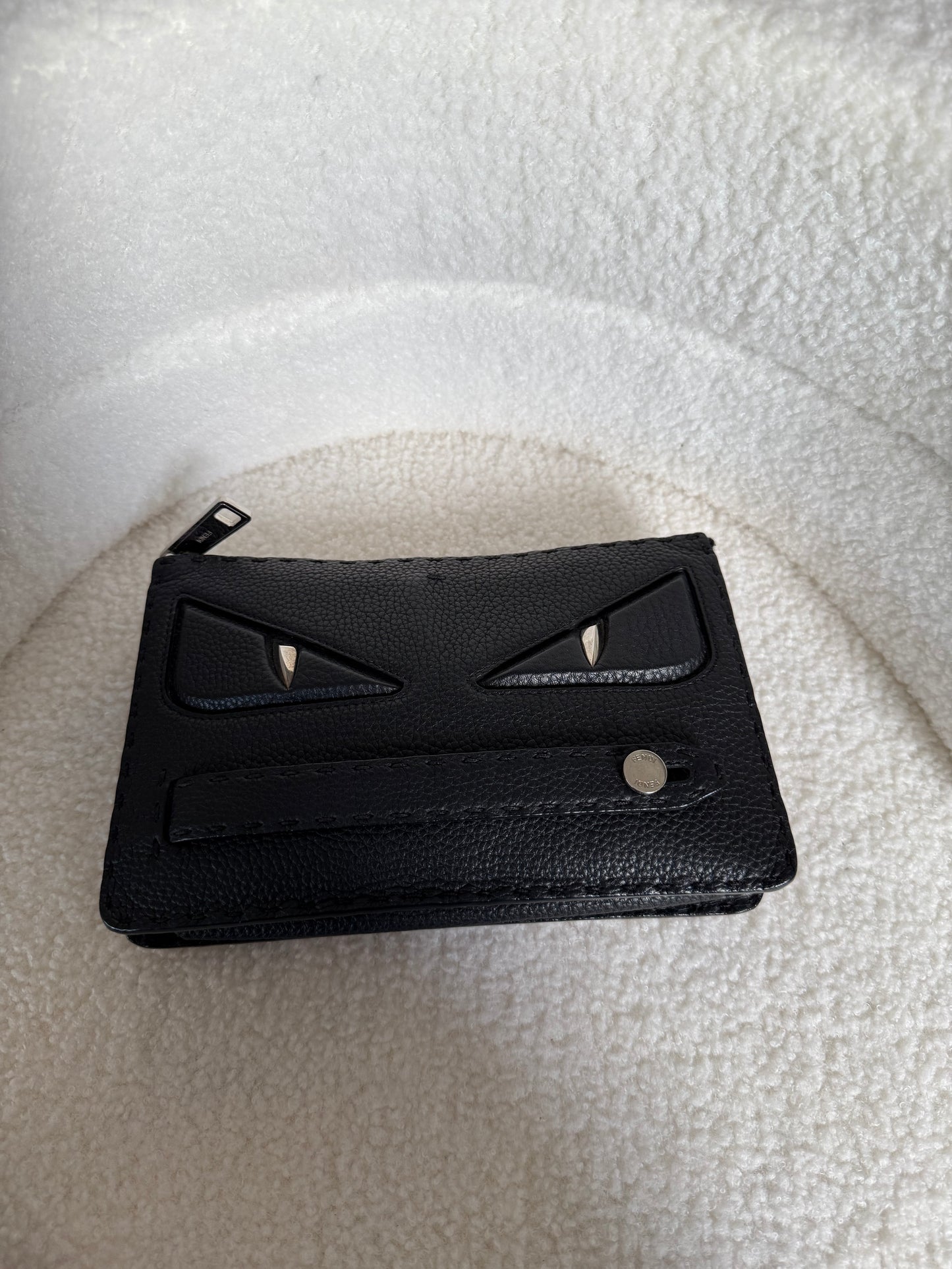 Fendi monster eyes clutch bag