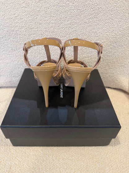 Saint Laurent Tribute platform sandals size 38.5