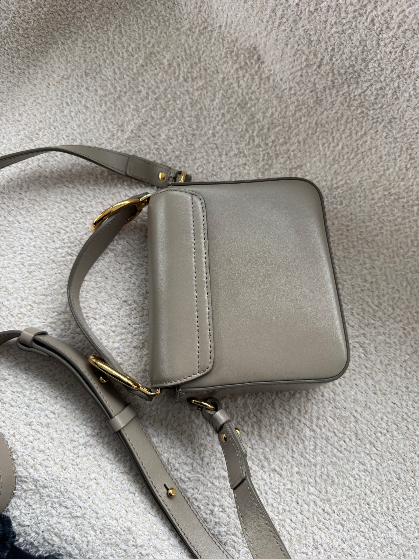 Chloe Mini C top handle bag with shoulder strap