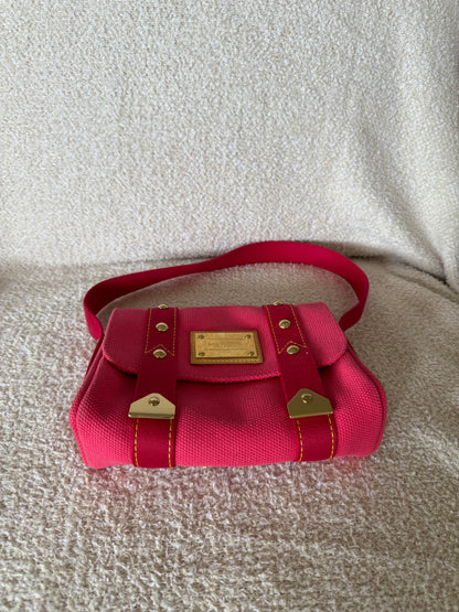 Louis Vuitton Pink Canvas Antigua Sac Rabat shoulder bag