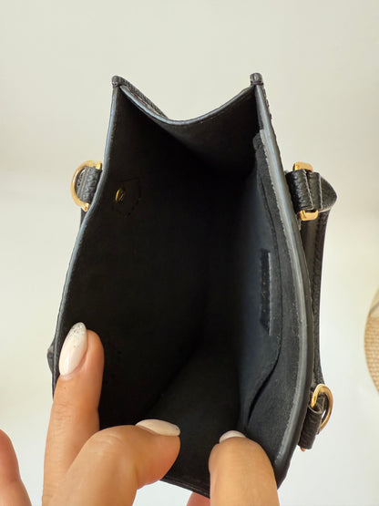 Louis Vutton Petition Sac Plat in Bicolor black & beige