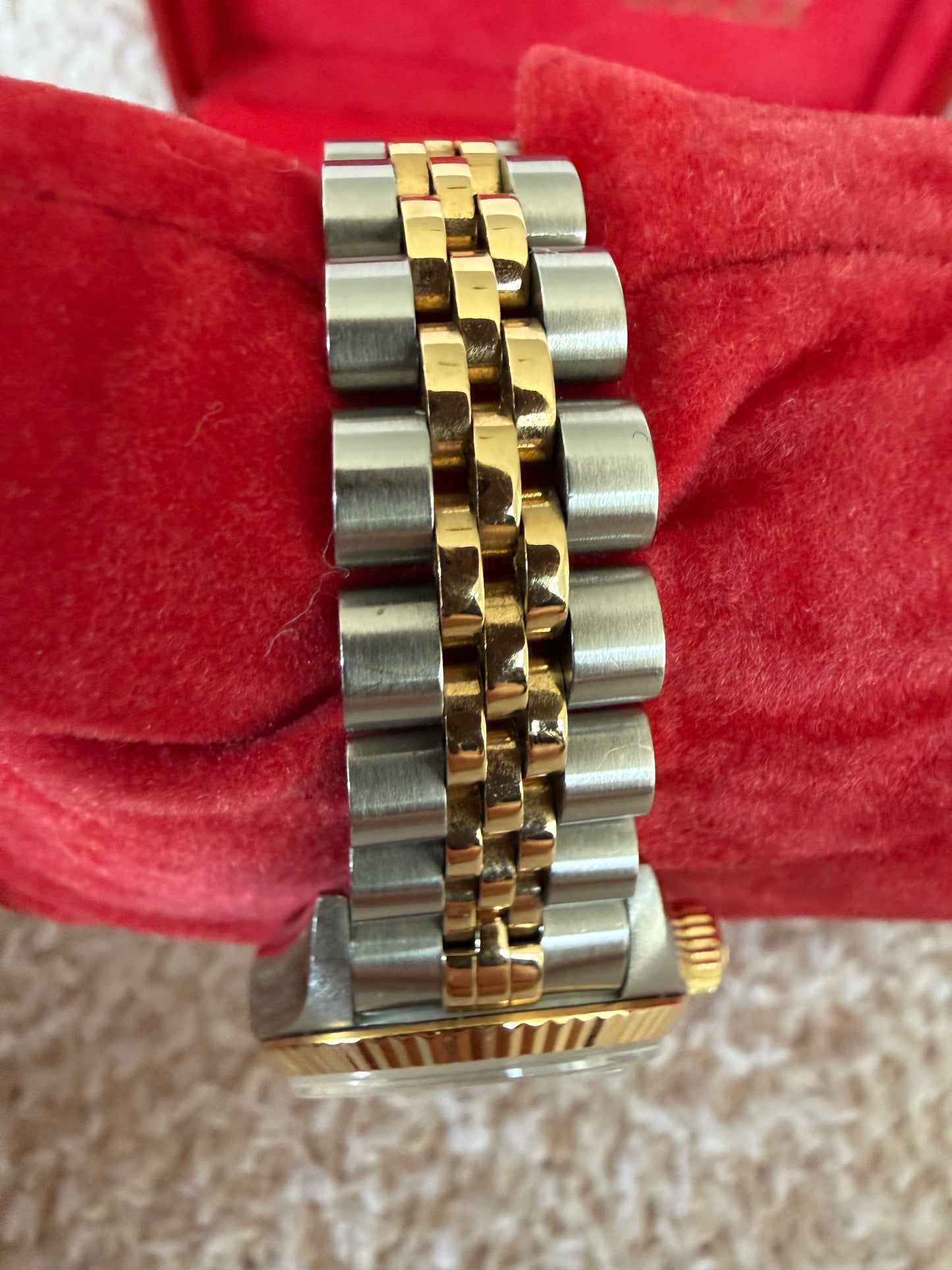 Rolex Datejust 26 vintage two tone 18k gold with diamond dial
