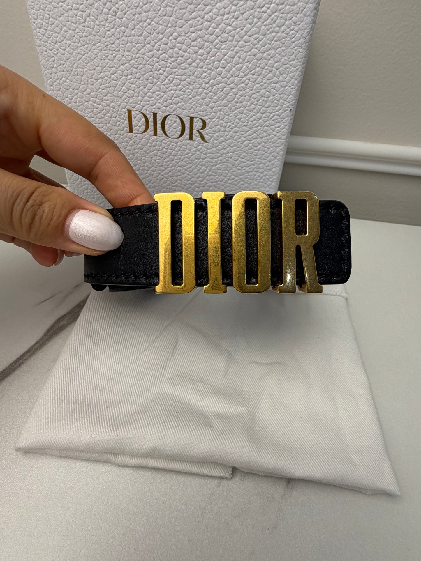 Dior Belt, Size 90