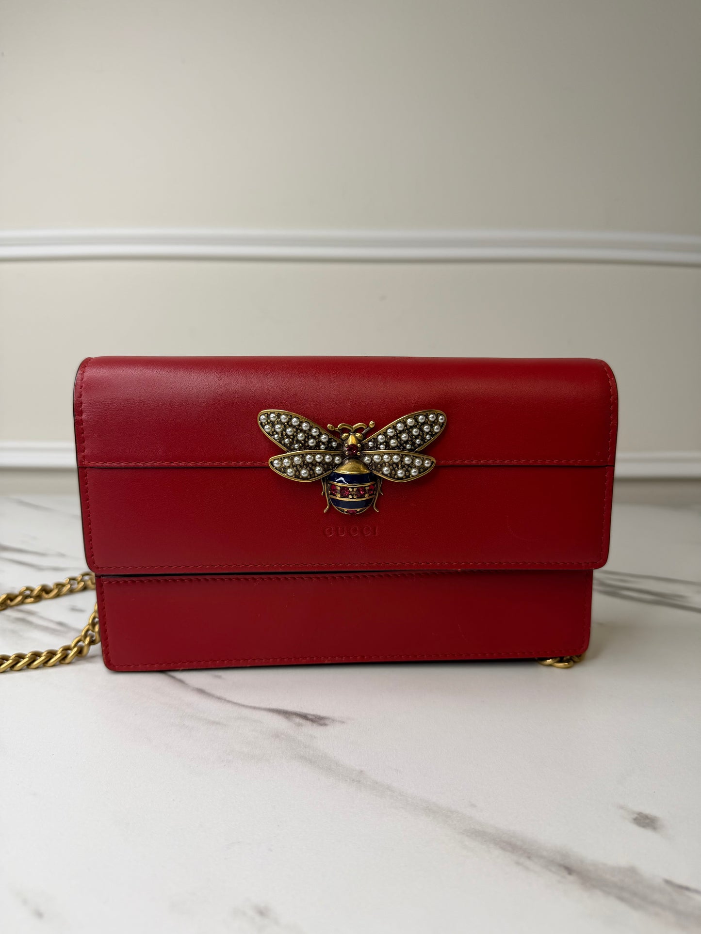 Gucci Queen Margaret GG Leather Woc