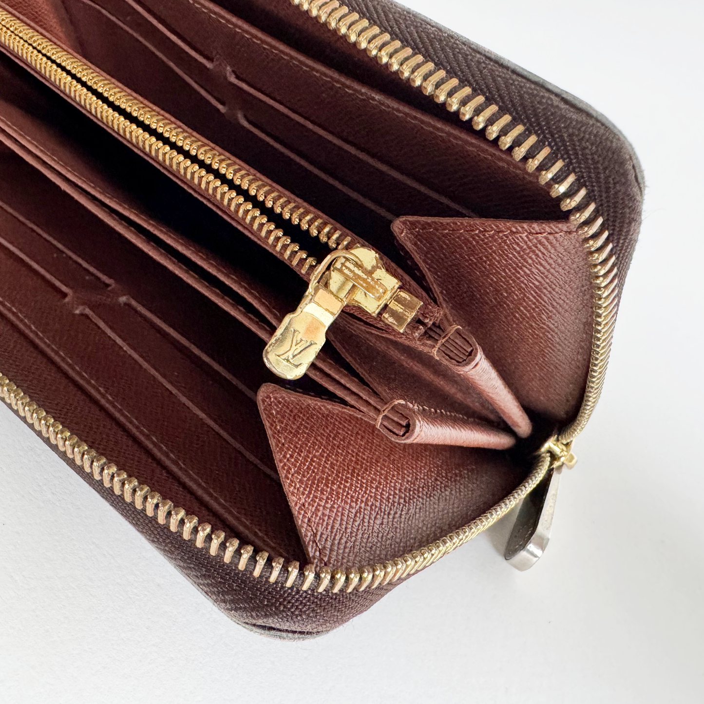 LV Monogram Zip Wallet