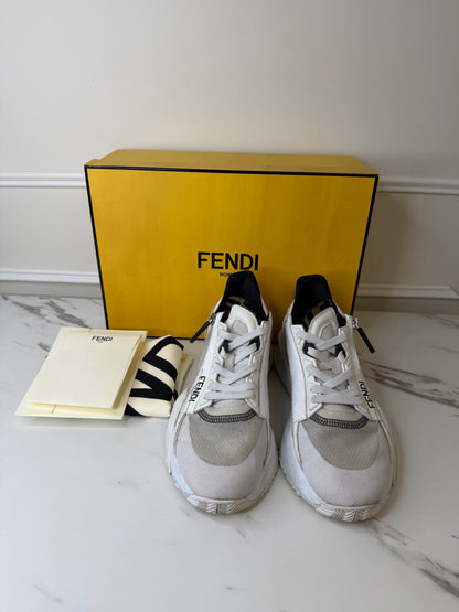 FENDI Flow Sneakers, Size 39