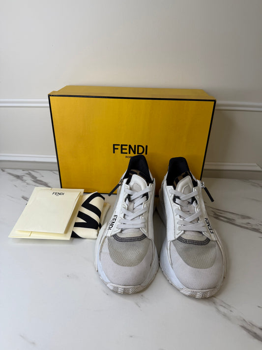 FENDI Flow Sneakers, Size 39