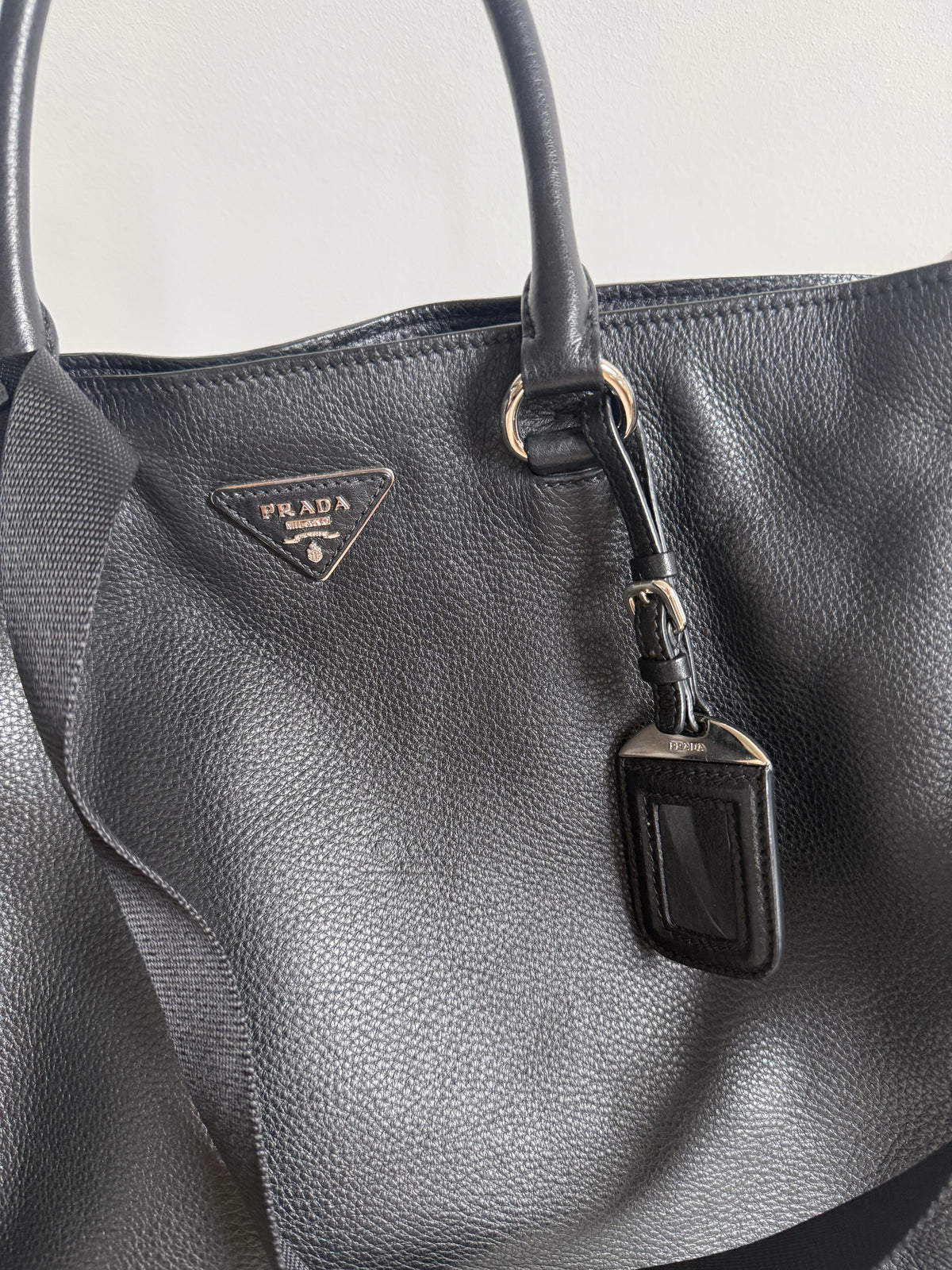 Prada Vitello Daino leather tote bag