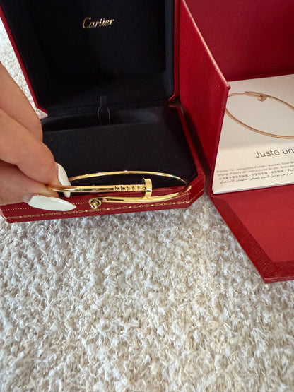 Cartier Juste in clou Size 18