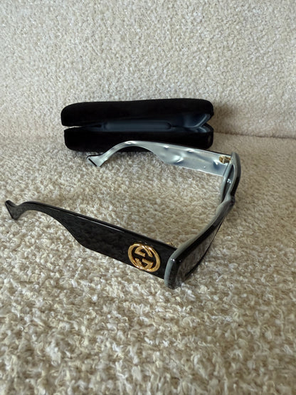 Gucci GG0516S rectangular-frame acetate sunglasses