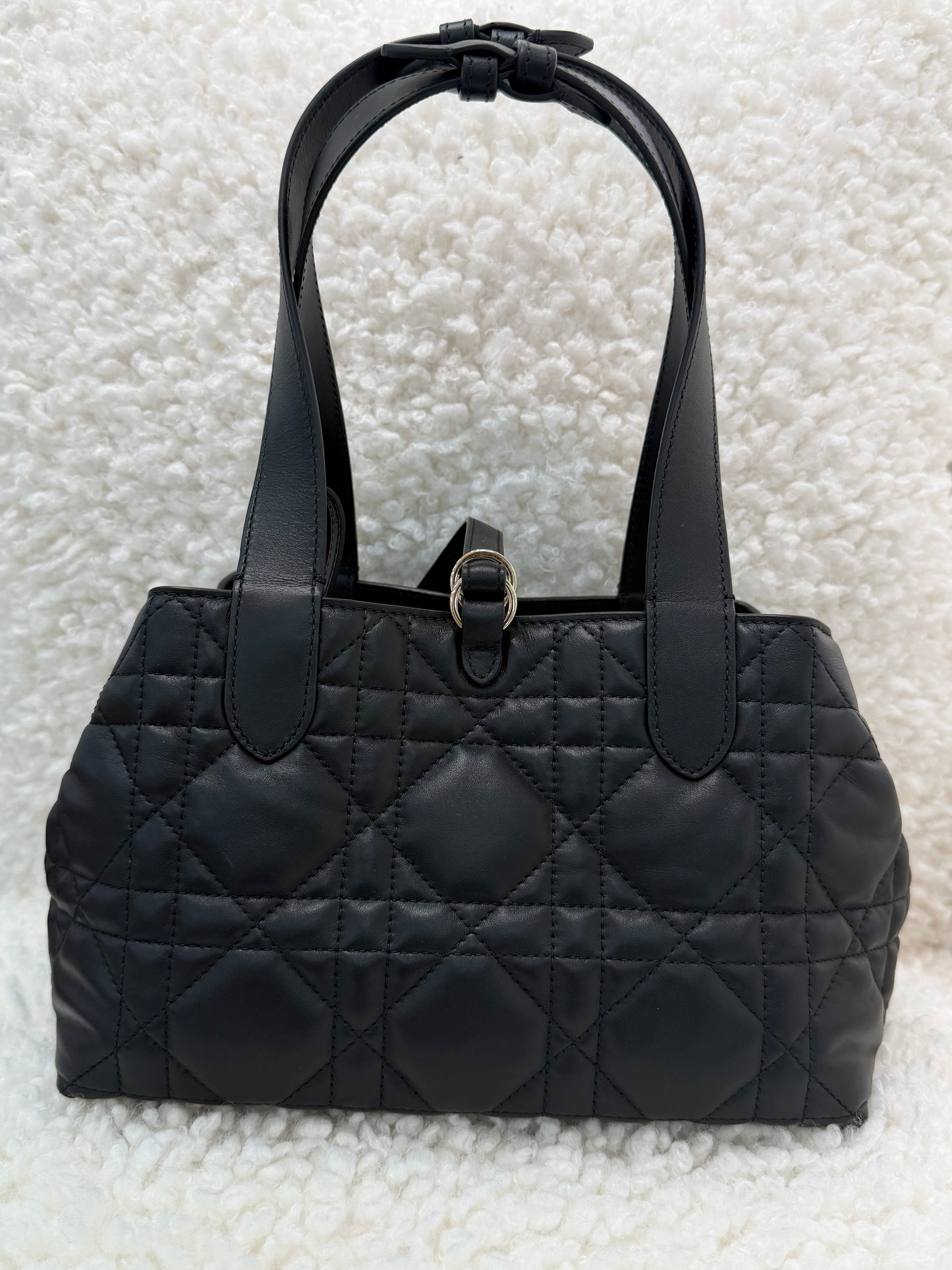 DIOR SMALL TOUJOURS BAG, Black/Gold