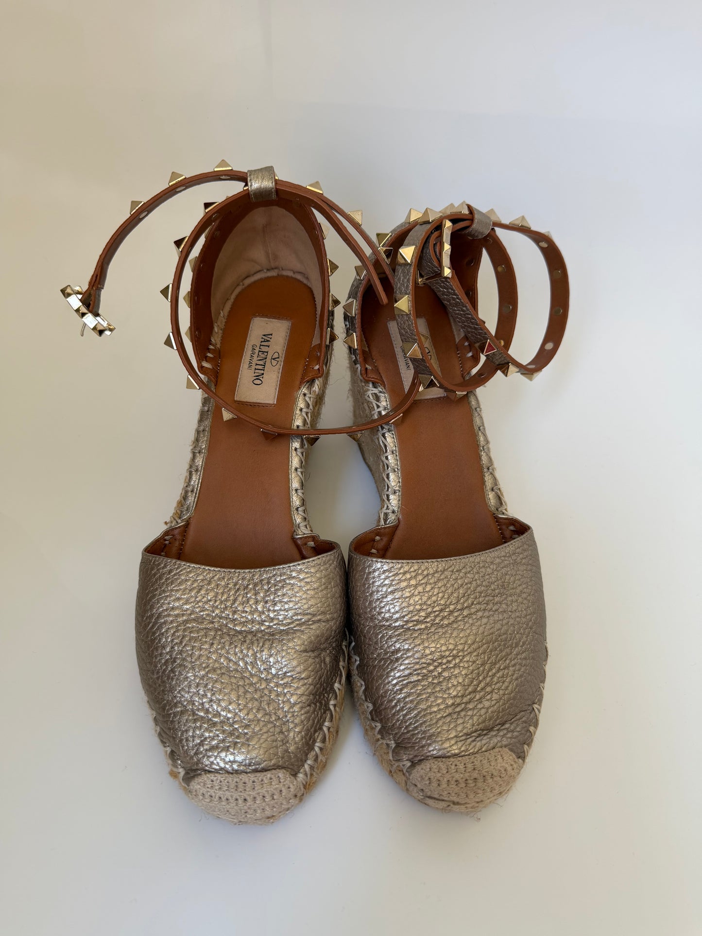 Valentino Rockstud Wedges